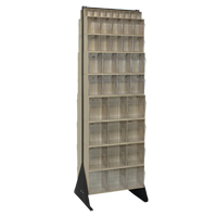 Tip-Out Bins Stand, 23-5/8" W x 16" D x 75" H, 72 Drawers CE967 | WestPier