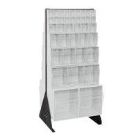 Tip-Out Bins Stand, 23-5/8" W x 16" D x 52" H, 76 Drawers CE969 | WestPier