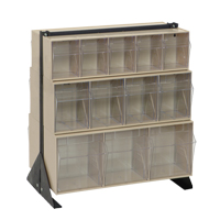 Tip-Out Bins Stand, 23-5/8" W x 16" D x 28" H, 24 Drawers CE973 | WestPier