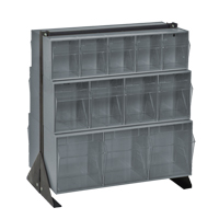 Tip-Out Bins Stand, 23-5/8" W x 16" D x 28" H, 24 Drawers CE974 | WestPier