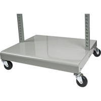Mobile Tilt Bin Rack - Cart Only, Double-sided, 26-1/4" W x 22" D x 57-1/2" H CF475 | WestPier