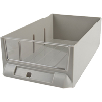 Replacement Drawer for KPC-200 Parts Cabinets, Plastic, 5-3/8" W x 9-13/16" D x 3-3/10" H, Grey CF481 | WestPier