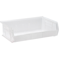 Clear-View Ultra Stack & Hang Bin, 16-1/2" W x 5" H x 10-7/8" D, Clear WestPier