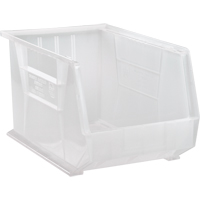 Clear-View Ultra Stack & Hang Bin, 11" W x 10" H x 18" D, Clear WestPier