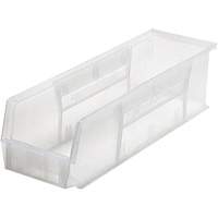 Ultra Stack & Hang Bin, 17-7/8" W x 5" H x 5-1/2" D, Clear WestPier
