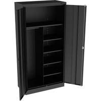 Combination Cabinet, 36" W x 18" D x 72" H, Black CG084 | WestPier