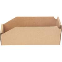 Deep Corrugated Parts Bins, 3-3/4" W x 11-1/4" D x 4-1/2" H, Beige WestPier