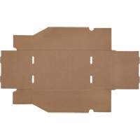 Deep Corrugated Parts Bins, 7-5/8" W x 11-5/16" D x 4-1/2" H, Beige WestPier