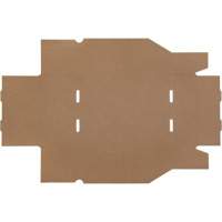 Deep Corrugated Parts Bins, 8-3/4" W x 11-1/4" D x 4-1/2" H, Beige WestPier