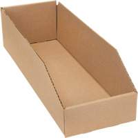 Deep Corrugated Parts Bins, 5-3/4" W x 17-1/4" D x 4-1/2" H, Beige WestPier