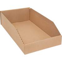 Deep Corrugated Parts Bins, 9-3/4" W x 17-1/4" D x 4-1/2" H, Beige WestPier