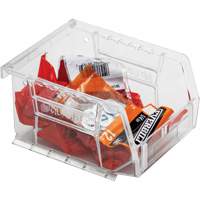 Crystal Clear Ultra Bins, 4-1/8" W x 3" H x 5-3/8" D, Clear WestPier
