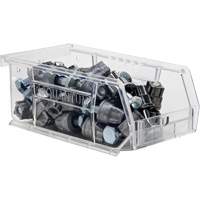 Crystal Clear Ultra Bins, 4-1/8" W x 3" H x 7-3/8" D, Clear WestPier