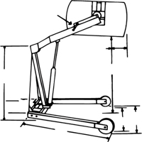 Hydra-Lift Drum Handlers, 55 US gal. (45 Imperial Gal.) Capacity WestPier