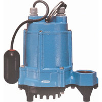 Pompes de puisard/pour effluents pour temp&eacute;ratures &eacute;lev&eacute;es, 50 gal./h, 115 V, 10,1 A, 1/3 CV WestPier