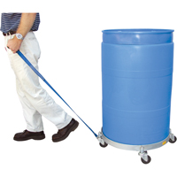 Multi-Tier Drum Dollies, Steel, 900 lbs. Capacity, 23-1/2" Diameter, Rubber Casters WestPier