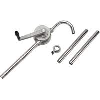 Pompe rotative pour baril, Acier inoxydable, Pour capacit&eacute; 55 gal., 12 oz/course WestPier