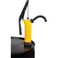 Pompe &agrave; baril de type levier, Polypropyl&egrave;ne, 14 oz/course, Pour barils de 5-55 gal. WestPier