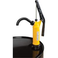 Pompe &agrave; baril de type levier, Polypropyl&egrave;ne, 14 oz/course, Pour barils de 5-55 gal. WestPier