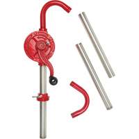 Pompe rotative pour baril, Fonte/Acier, Pour capacit&eacute; 30-55 gal., 8 oz/course WestPier