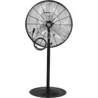 Outdoor Misting and Oscillating Pedestal Fan, Heavy-Duty, 3 Speed, 30" Diameter EA829 | WestPier