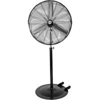 Non-Oscillating Pedestal Fan with Casters, Industrial, 3 Speed, 30" Diameter WestPier