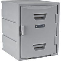 Locker, 15" x 15" x 18", Grey, Assembled WestPier