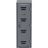 Locker, 12" x 15" x 36", Grey, Assembled WestPier