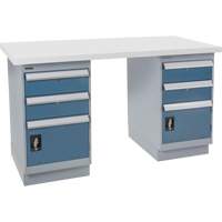&eacute;tabli pr&eacute;conçu, 72" la x 30" p x 34" h, Capacit&eacute; 2500 lb WestPier