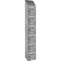 Locker, 12" x 15" x 12", Grey, Assembled FH725 | WestPier