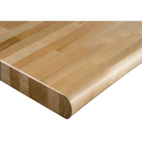Laminated Hardwood Workbench Top, 60" W x 30" D, Bullnose Edge, 1 3/4" Thick FI528 | WestPier