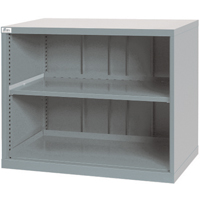 Shelf Cabinets, Steel, 33-1/2" H x 40-1/4" W x 22-1/2" D, Light Grey FI160 | WestPier