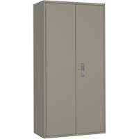 Armoire de rangement Hi-Boy, Acier, 4 Tablettes, 72" h x 36" la x 18" P, Gris WestPier