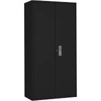 Wardrobe Storage Cabinet, Steel, 36" W x 18" D x 72" H, Black FL790 | WestPier