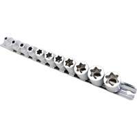 Flat-Cut E-"Star" Socket Set, 11 Pieces, 3/8" Drive Size WestPier