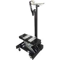 Low Profile Floor Service Jack, 12 Ton(s) Capacity, 7-1/2" Lowered, 15" Raised, Air Hydraulic WestPier