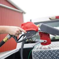 Red Automatic Gasoline Spout Nozzle WestPier