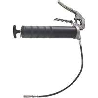 Heavy-Duty Pistol Grip Grease Gun with Flex Hose Extension, 14 oz Capacity WestPier