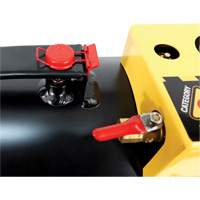 Ensemble de mise en place de talon haute pression de 9 gallons Hurricane "CAT-9", Aluminium WestPier