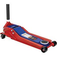 High/Low Floor Jack, 3 Ton(s) Capacity, 3-1/8" Lowered, 24-3/8" Raised, Manual Hydraulic WestPier