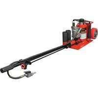 Low Height Floor Jack, 20 Ton(s) Capacity, 8-5/8" Lowered, 22-3/4" Raised, Air Hydraulic WestPier