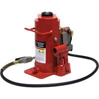 Standard Height Bottle Jack, 20 Ton(s), Air Hydraulic, 20-1/2" Raised Height WestPier