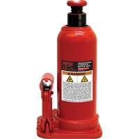 Bottle Jack with Gauge Hole, 12.5 Ton(s), 18-89/100" Raised Height WestPier