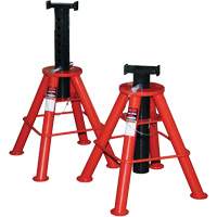 High Height Jack Stand, Locking Pin, 10 Tons Capacity, 28" - 47" H WestPier
