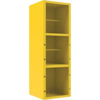 Spill Control Cabinet, 1 Shelves, 72" H x 24" W x 24" D, Steel, Yellow WestPier