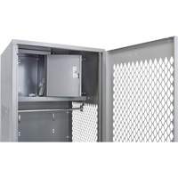 Gear Locker, Steel, 24" W x 18" D x 72" H, Grey FN469 | WestPier