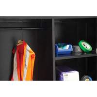 Armoire de rangement combin&eacute;e, 36" la x 18" p x 72" h, Noir WestPier