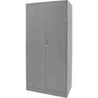 Armoires de rangement Hi-Boy, Acier, 4 Tablettes, 72" h x 36" la x 18" P, Gris WestPier
