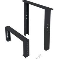 Industrial Duty Leg for Workbench, Steel, 24" D x 34" H, Single WestPier