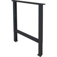 Industrial Duty Leg for Workbench, Steel, 30" D x 34" H, Single WestPier